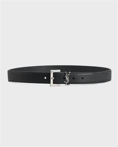 cintura ysl usata|Ysl Cintura Leather Belt In Dark Beige .